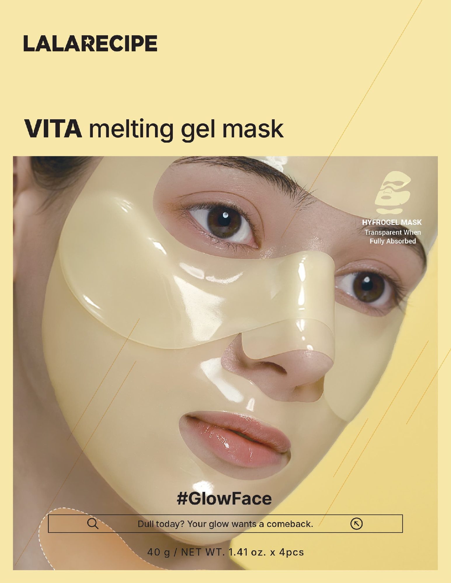 LALARECIPE VITA Melting Gel Mask