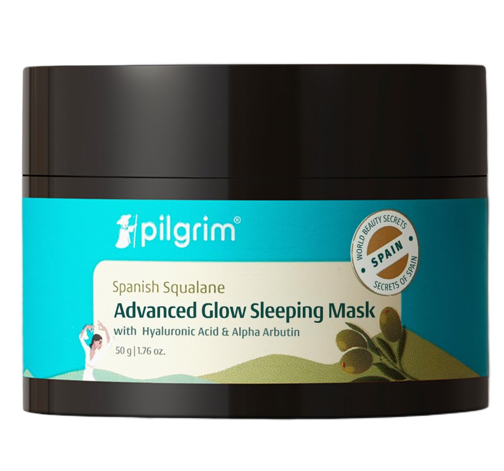 Spanish Squalane Advanced Glow Sleeping Mask with Hyaluronic Acid & Alpha Arbutin