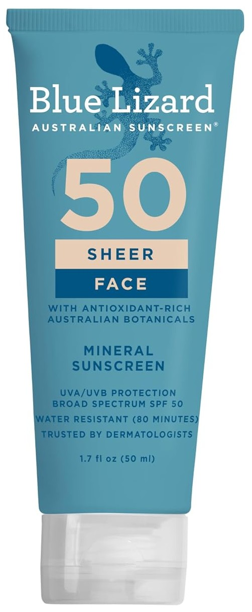 Sheer Face Mineral SPF 50 Sunscreen Lotion