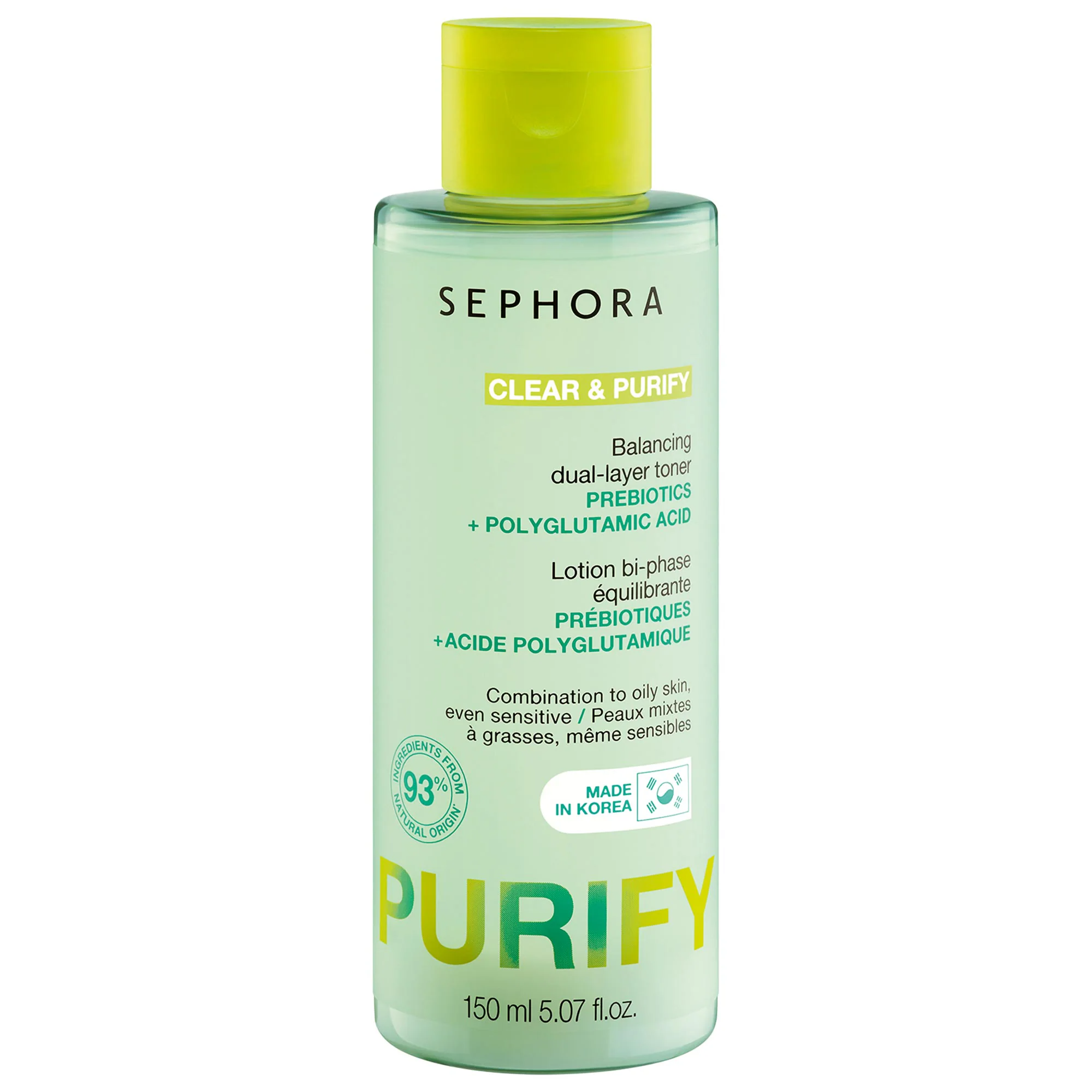 CLEAR & PURIFY - Balancing Dual-Layer Toner with Prebiotics + Polyglutamic Acid