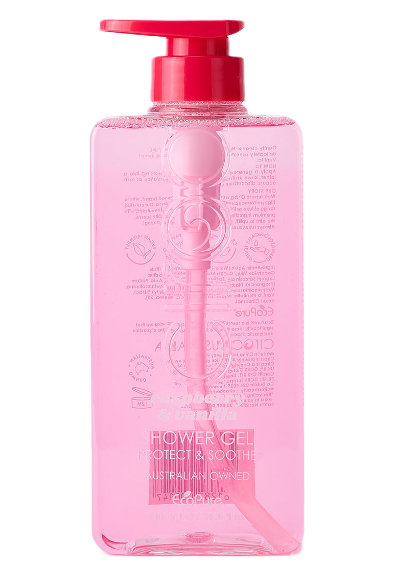 Raspberry & Vanilla Shower Gel