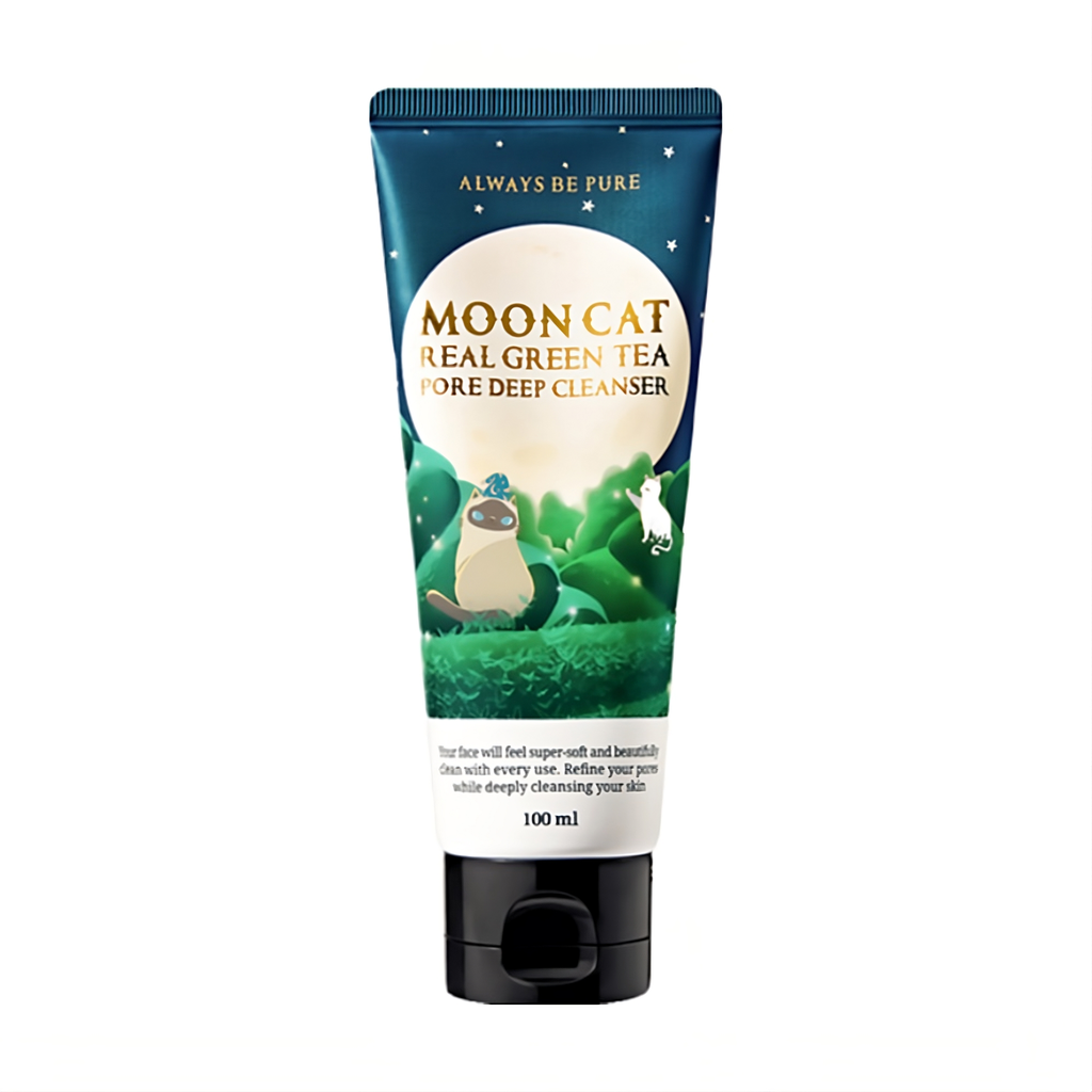 Mooncat Real Green Tea Pore Deep Cleanser