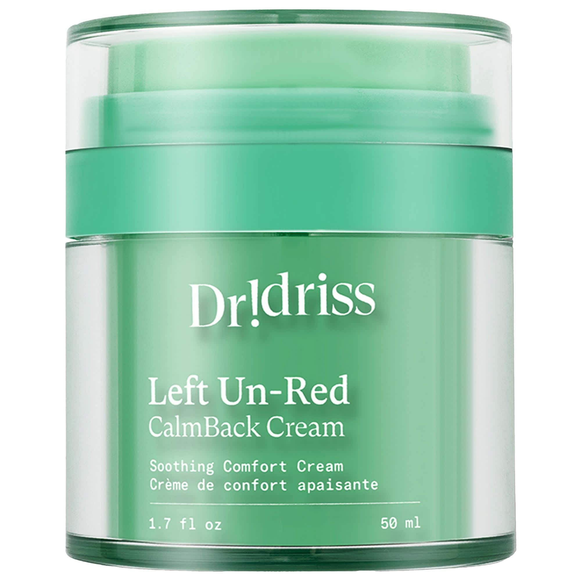 Left Un-Red CalmBack Cream