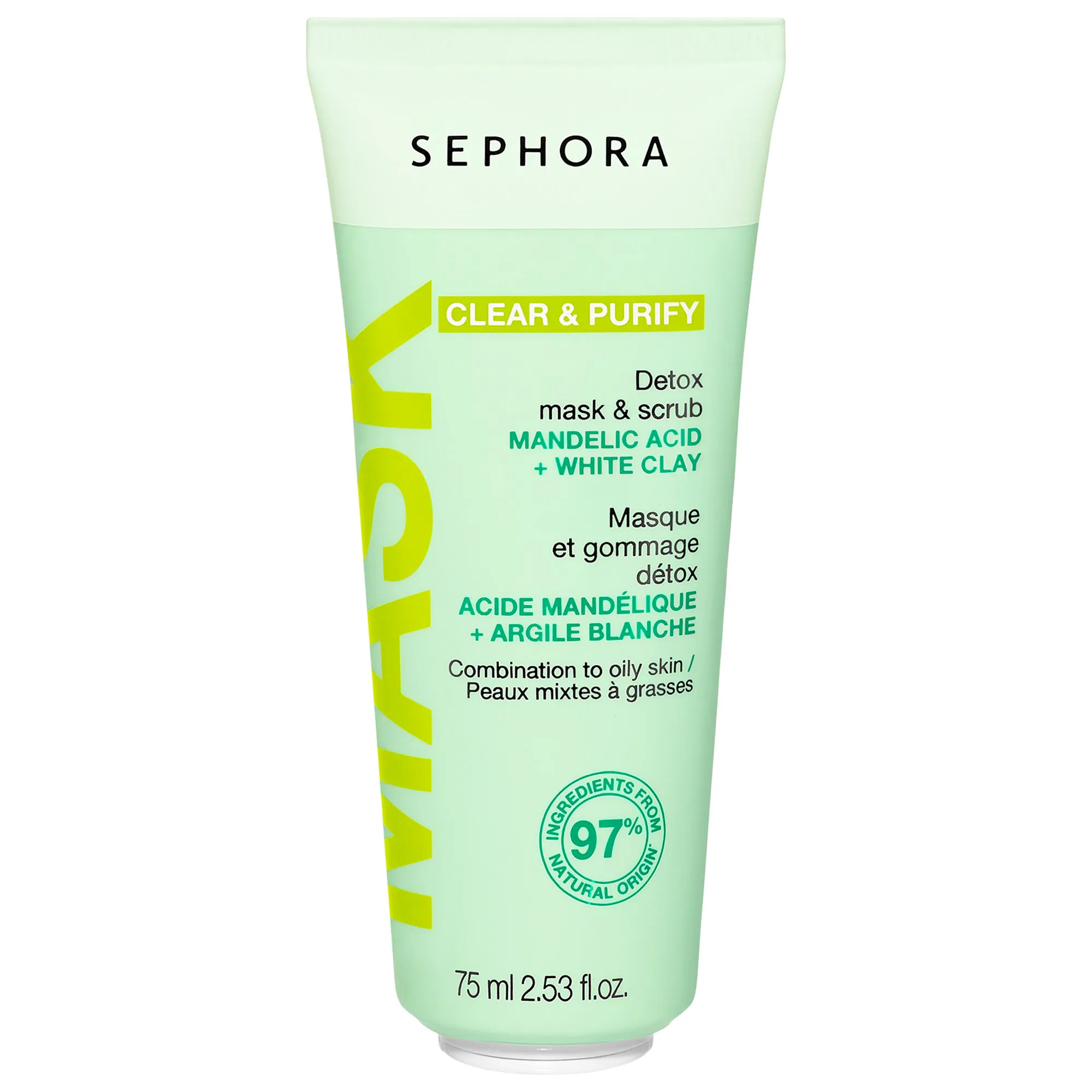CLEAR & PURIFY Detox Mask & Scrub with Mandelic Acid